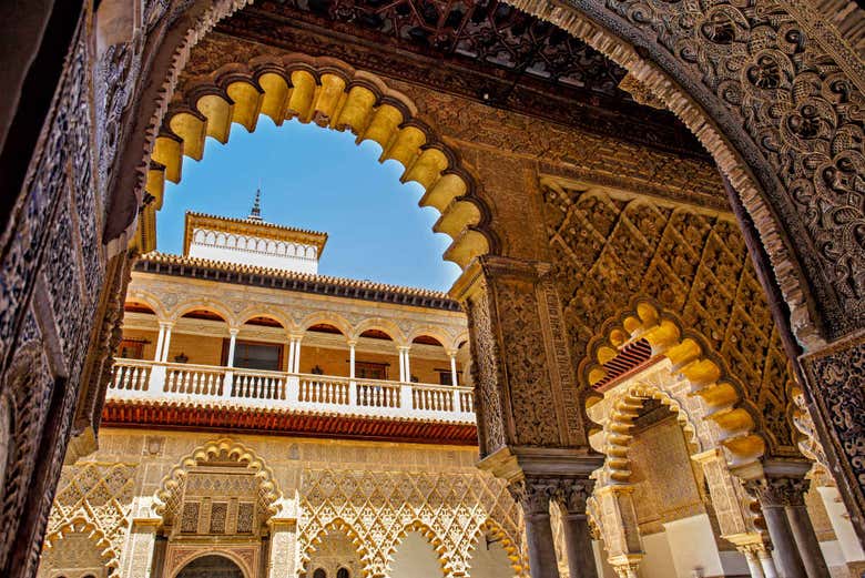 Nell'Alcázar di Siviglia