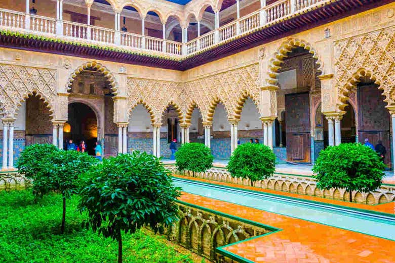 Cortile dell'Alcázar di Siviglia
